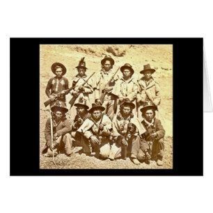 Cartão Indianos de Modoc por Eadweard J. Muybridge