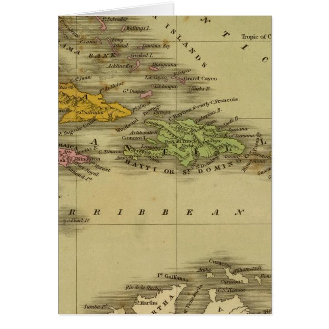 Cartão Índias Ocidentais 6 (Frente)