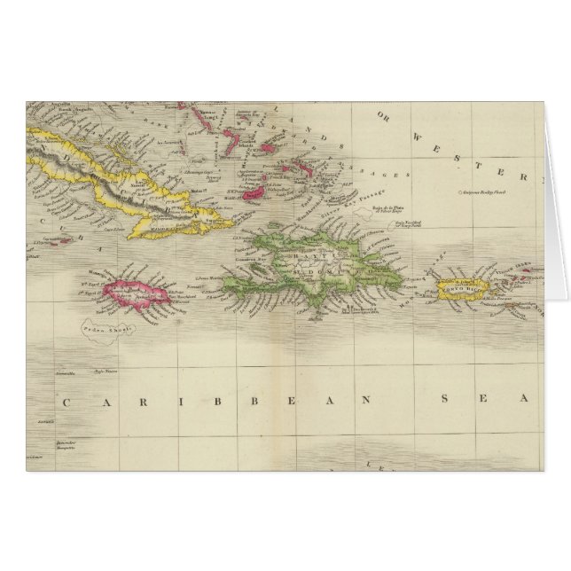 Cartão Índias Ocidentais 6 (Frente Horizontal)