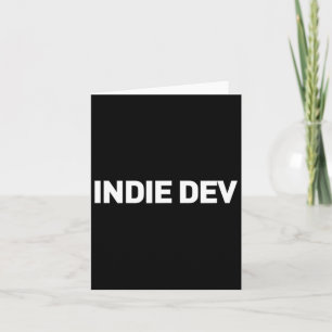 Cartão Indie Dev - Desenvolvedor de videogame para o dese