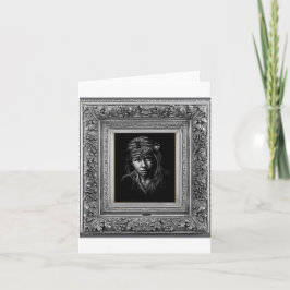 Cartão Indígenas Nativo Americano.