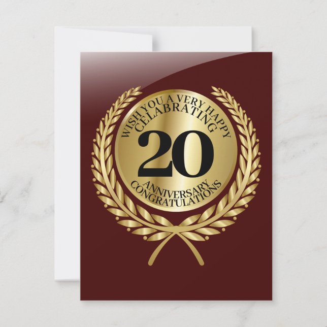 Cartão individual de felicitações no aniversário (Frente)
