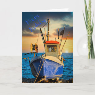 Cartão Indo para o Fishin