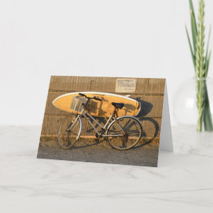 Cartão 'Indo surfar' - Baía de Sagami, Cartão-postal do