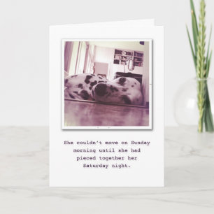 Cartão Indulge on your Birthday.