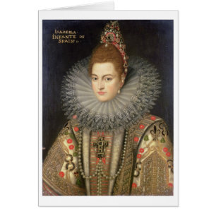 Cartão Infanta do Eugenia de Isabella Clara 1566-1633)