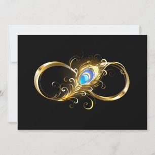 Cartão Infinidade com a pena Pavão de Ouro