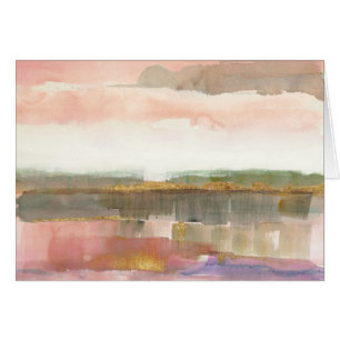 Cartão Influência da colheita do ouro da linha e da cor