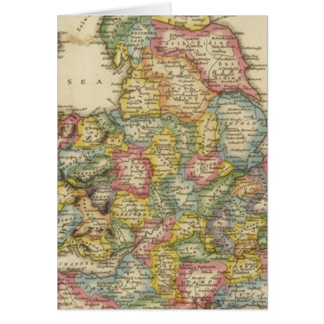 Cartão Inglaterra e País de Gales (Frente)