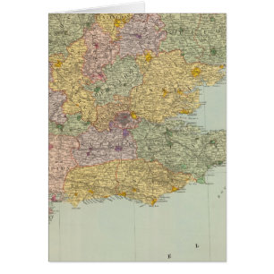 Cartão Inglaterra e País de Gales Sudeste