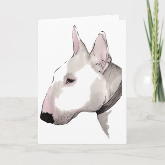 Cartão Inglês bull terrier
