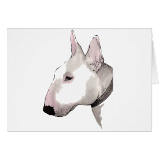 Cartão Inglês bull terrier