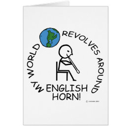 Cartão Inglês Horn - Mundo Revola-se