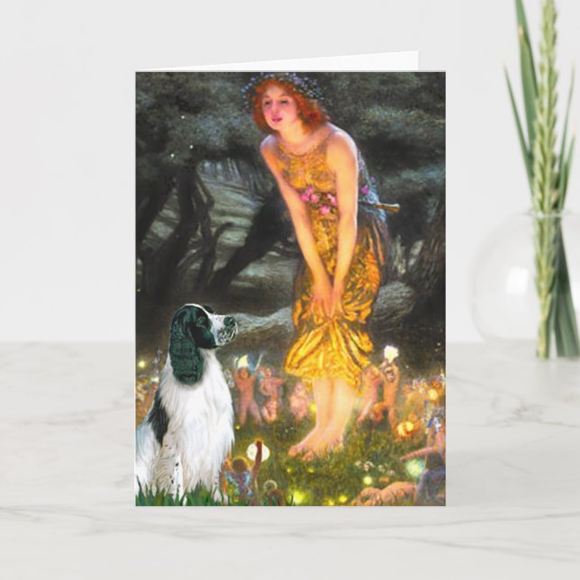 Cartão Inglês Springer 7 - MeidEve (Frente)