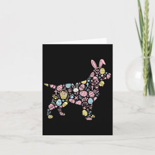 Cartão Inglês Springer Spaniel Bunny Easter Páscoa D