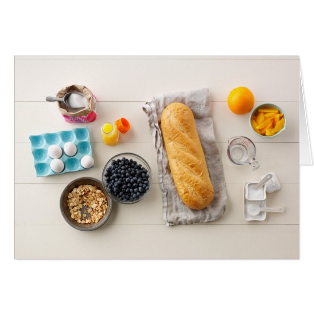 Cartão Ingredientes & ferramentas 4 (Frente Horizontal)