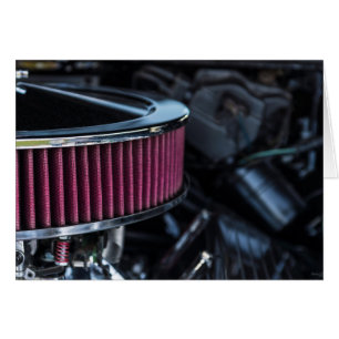 Cartão Injeção de ar cromo