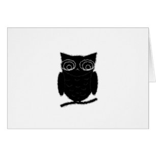 Cartão Inkblot Owl