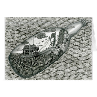 Cartão inoperante do olho com Vannak em uma