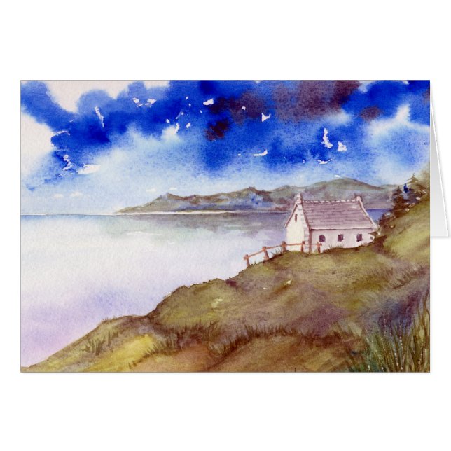 Cartão Inquietação da manhã (Frente Horizontal)