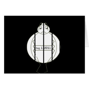 Cartão Inseto da cadeia