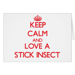 Cartão Inseto de vara