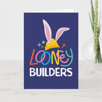 Cartão INSETOS BUNNY BUILDERS™| Logotipo empilhado do dur