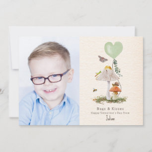 Cartão Insetos e Kisses Namorados de sala de aula de cogu