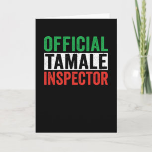 Cartão Inspetor Oficial de Tamales