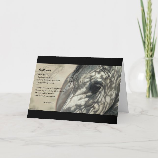 Cartão Inspiração da calma (Frente)