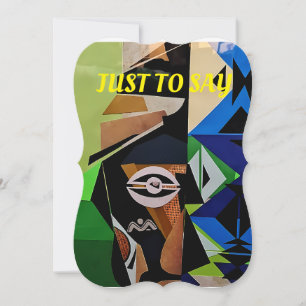 Cartão inspirado africano, cartão africano tradici