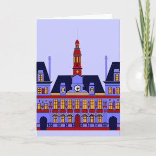 Cartão Inspirado pelo "Hôtel de Ville" (Prefeitura), Par