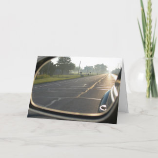 Cartão inspirador da estrada do Lit de Sun