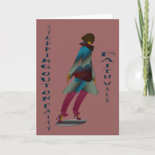 Cartão Inspirational greeting card with scripture