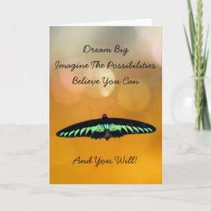 Cartão Inspirational Motivational Encouragement