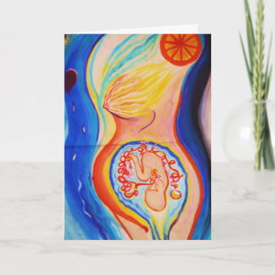 Cartão Inspirational support for birthing something new