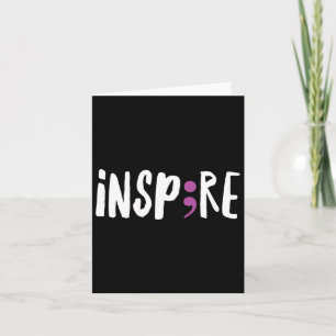 Cartão Inspire Projeto de Sensibilização para o Suicídio 
