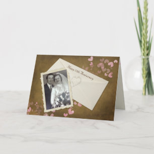 Cartão Instantâneo de 75 anos com coração