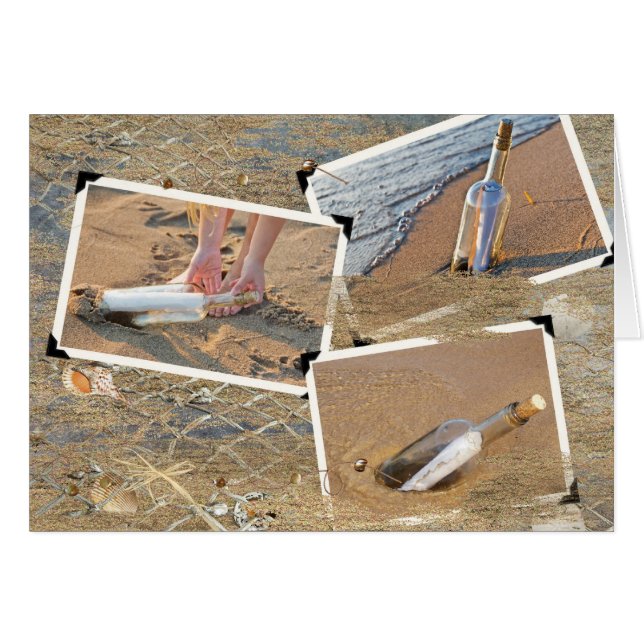 Cartão Instantâneos de Verão (Frente horizontal)