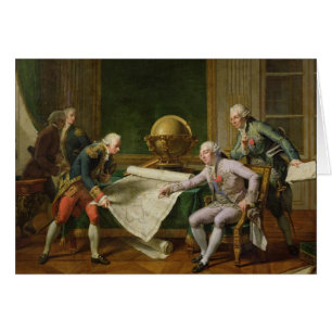 Cartão Instruções de doação de Louis XVI ao La Perous
