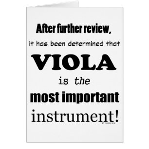 Cartão Instrumento mais importante da Viola