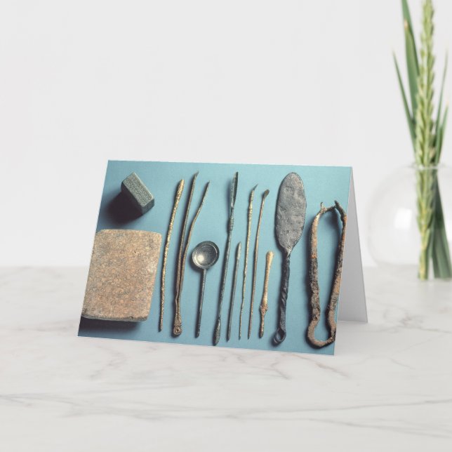 Cartão Instrumentos cirúrgicos (Frente)