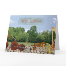 Instrumentos desproporcionados da orquestra do