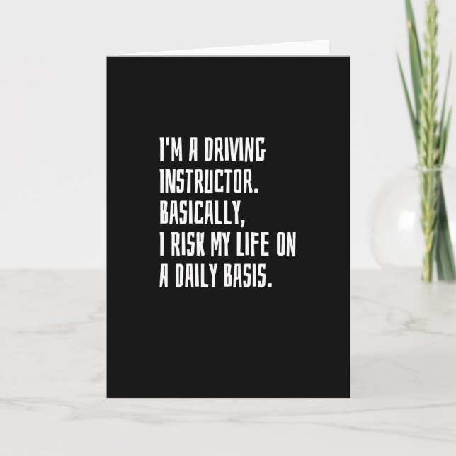 Cartão Instrutor de Direção (Frente)