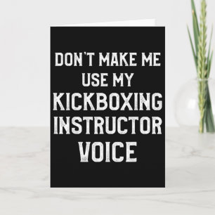 Cartão Instrutor de Kickboxing Treino de Kick Boxing _3