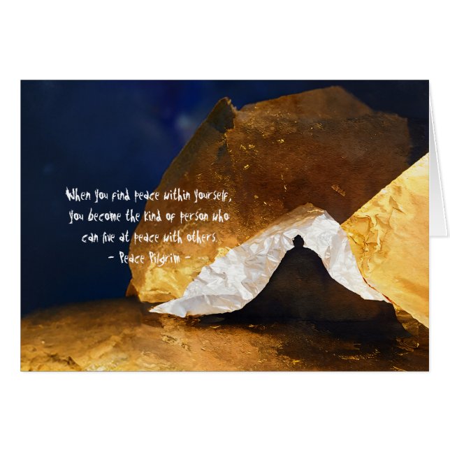 Cartão Instrutor de Meditação de Yoga Dourada Preta Reiki (Frente horizontal)