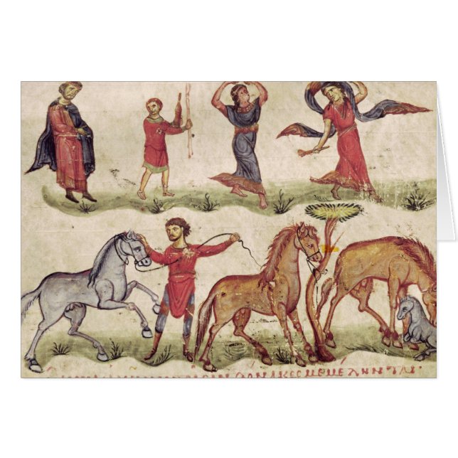 Cartão Instrutores de cavalo (Frente Horizontal)