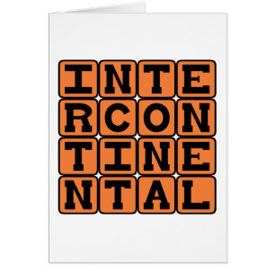 Cartão Intercontinental, Internacional