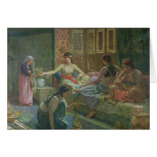 Cartão Interior de um Harem, c.1865