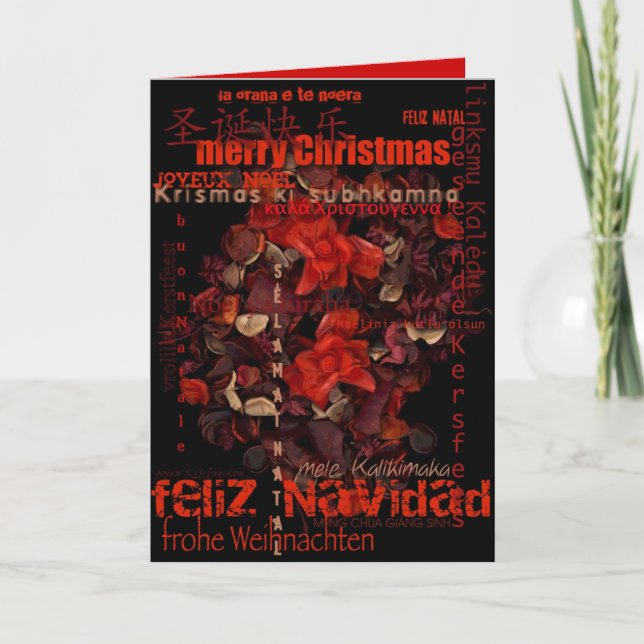 Cartão Internacional de Saudações do Potpourri Wor (Frente)